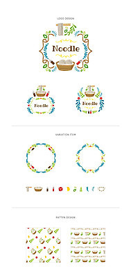 리본 백그라운드 패턴 일러스트 젓가락 나뭇잎 프레임 사람없음 세트 라벨 깍두기 심볼 국수 단무지 소스통 웹엘리먼트 국내일러스트 AI파일 음식 잎 무늬 김치 수저 통 면류 소스_음식 엘리먼트 파일형식 벡터