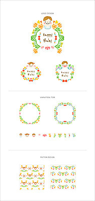 여자 남자 리본 얼굴 백그라운드 패턴 일러스트 나뭇잎 프레임 여러명 세트 라벨 아기 젖병 노리개젖꼭지 심볼 웹엘리먼트 국내일러스트 AI파일 다수 잎 무늬 사람 신체부위 아기용품 엘리먼트 파일형식 벡터