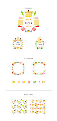 리본 백그라운드 패턴 일러스트 고추 불 나뭇잎 프레임 사람없음 세트 라벨 라면 냄비 심볼 파 웹엘리먼트 국내일러스트 AI파일 자연요소 음식 잎 무늬 채소 면류 솥 엘리먼트 파일형식 벡터