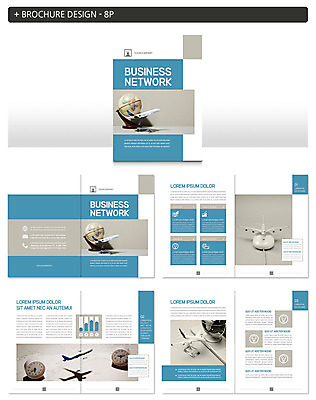 템플릿 ZIP 비즈니스 팜플렛 사람없음 지구본 마우스 탁상시계 비행기모형 인디자인 INDD 이미지템플릿 시계 비행기 모형 컴퓨터용품 파일형식