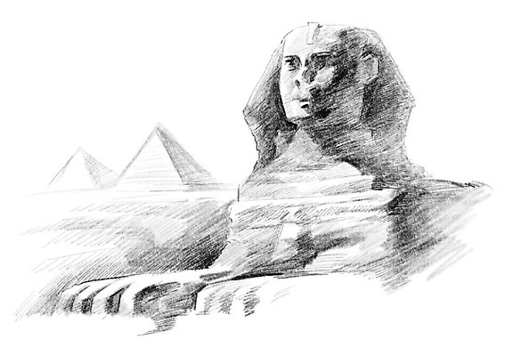 PSD 건축 고건축 일러스트 캘리그라피 고대문명 이집트 사람없음 관광지 피라미드 스핑크스 국내일러스트 건축물 여행 아프리카 랜드마크 파일형식