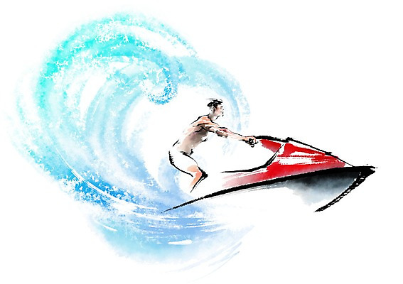 전신 PSD 남자 파도 일러스트 캘리그라피 운동선수 한명 서기 성인 제트스키 국내일러스트 1 스포츠 바다 모션 사람 수상스포츠 파일형식