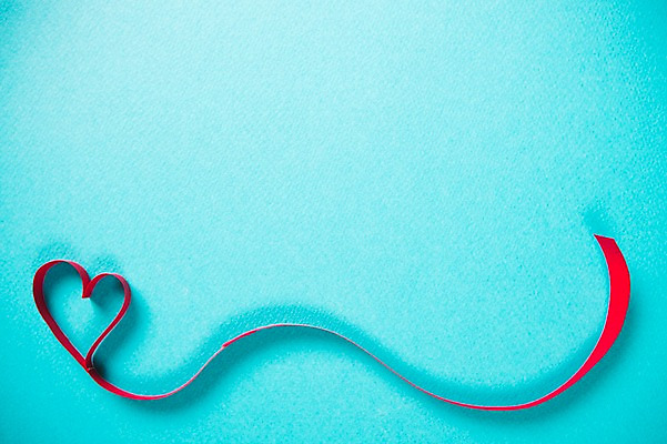 포토 JPG 기념일 종이 백그라운드 사랑 사람없음 하트 페이퍼아트 오브젝트 파란배경 국내포토 모양 감정 이벤트 파란색 파일형식