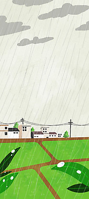 주간 PSD 일러스트 주택 사람없음 야외 풀잎 비 절기 전봇대 장마 소서 비구름 소나기 논밭 국내일러스트 자연요소 계절 공공시설 잎 밭 날씨 논 건물 여름 풀_식물 비_날씨 먹구름 파일형식 구름_자연