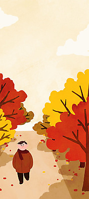 주간 PSD 남자 낙엽 일러스트 한명 성인 야외 산책 가을 절기 입추 국내일러스트 자연요소 1 계절 잎 휴식 사람 파일형식