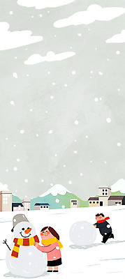 주간 PSD 여자 남자 어린이 겨울 일러스트 눈사람 산 주택 야외 두명 설원 목도리 눈 절기 대설 눈사람만들기 국내일러스트 자연요소 잡화 계절 날씨 눈_날씨 사람 건물 만들기 파일형식