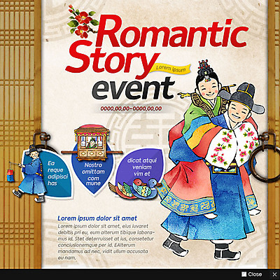 PSD 템플릿 전통 부부 여자 남자 웹템플릿 결혼 가마_이동수단 팝업 이벤트팝업 웹팝업 이벤트 여러명 성인 한복 전통혼례 청사초롱 업기 이미지템플릿 한국전통 커플 교통수단 다수 모션 사람 전통의상 전통의례 초롱 파일형식