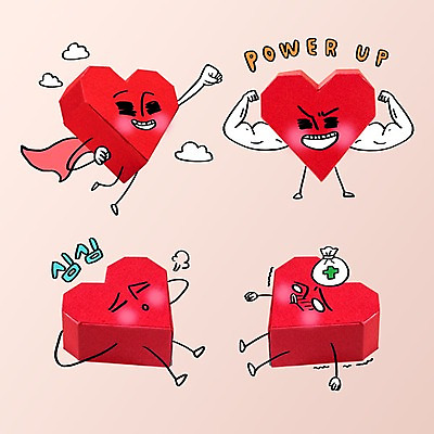 PSD 구름 편집이미지 캐릭터 근육 표정 사랑 사람없음 고통 하트 표현 지루함 종이접기 슈퍼맨 이모티콘 이미지편집 자연요소 모양 감정 종이 영웅 접기 파일형식