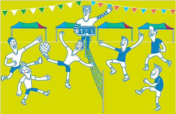 남자 어린이 일러스트 여러명 성인 네트 배구공 체육대회 가랜드 운동회날 족구 국내일러스트 AI파일 스포츠용품 스포츠 다수 공 사람 구기 배구 체육 파티용품 대회 파일형식 벡터