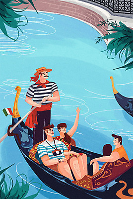 PSD 여자 남자 해외여행 여행 일러스트 나뭇잎 여러명 성인 강 카메라 이탈리아 세계여행 곤돌라 노 베네치아 이탈리아여행 선박 국내일러스트 해외 유럽 다수 수상교통 잎 사람 전자제품 세계 파일형식