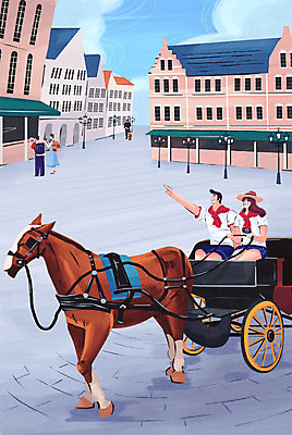 주간 PSD 여자 남자 해외여행 여행 일러스트 여러명 성인 야외 건물 마을 말_동물 세계여행 벨기에 마차 국내일러스트 자연요소 해외 건축물 교통수단 다수 포유류 사람 세계 서유럽 파일형식