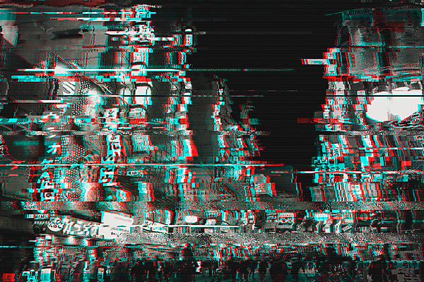 JPG 편집 편집이미지 거리 경고 사람 빌딩 여러명 보행자 뉴스 사회이슈 디지털합성 합성 번짐 노이즈 디지털아트 편집실사 다수 컨셉 건물 CG 파일형식 효과