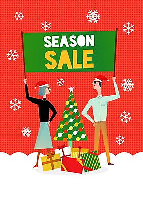 PSD 여자 남자 크리스마스 겨울 일러스트 눈꽃 성인 두명 선물상자 쇼핑 선글라스 크리스마스트리 세일 팻말 산타모양 국내일러스트 모양 계절 기념일 안경 프레임 눈_날씨 선물 사람 상자 산타클로스 파일형식