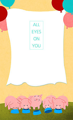 PSD 시선 일러스트 프레임 사람없음 돼지 먹이 풍선 밥그릇 주목 프레임일러스트 국내일러스트 그릇 포유류 파일형식