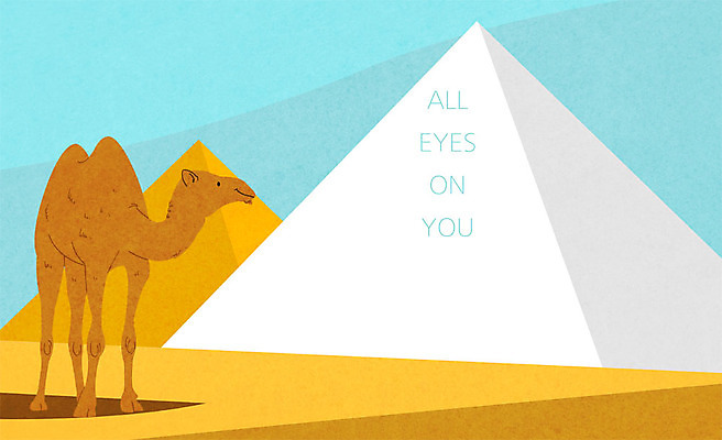 PSD 시선 일러스트 프레임 사람없음 사막 피라미드 낙타 주목 프레임일러스트 국내일러스트 건축물 포유류 랜드마크 파일형식