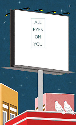 PSD 시선 일러스트 밤하늘 프레임 광고판 빌딩 사람없음 비둘기 옥외간판 주목 프레임일러스트 국내일러스트 조류 하늘 간판 알림판 건물 야간 판 파일형식