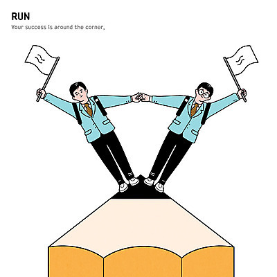 학생 남자 교복 일러스트 청소년 들기 두명 연필 손잡기 수능 백기 국내일러스트 AI파일 옷 모션 학용품 사람 필기구 시험 깃발 파일형식 벡터