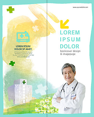 PSD 템플릿 편집 표지디자인 북디자인 출판디자인 표지 남자 꽃 리플렛 십자가 2단접지 북커버 의학 청진기 병원 한명 웃음 팜플렛 상반신 성인 팔짱 한국인 의사 60대 이미지템플릿 식물 1 노년 의료기기 모션 표정 사람 동양인 의료진 파일형식