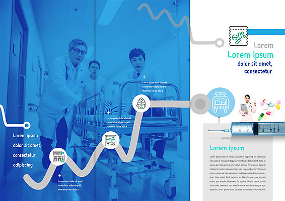 PSD 서양인 템플릿 편집 표지디자인 북디자인 출판디자인 여자 남자 내지 리플렛 북커버 3단접지 의학 병원 주사기 팜플렛 여러명 성인 알약 한국인 간호사 의사 60대 수술침대 응급환자 환자수송 이미지템플릿 외국인 노년 다수 의료기기 사람 동양인 약 환자 의료진 침대 파일형식