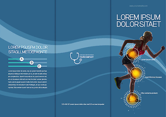 서양인 템플릿 편집 표지디자인 북디자인 출판디자인 여자 표지 리플렛 북커버 3단접지 의학 청진기 한명 팜플렛 성인 옆모습 운동복 운동 고통 디스크 관절염 이미지템플릿 AI파일 외국인 1 옷 감정 뷰포인트 의료기기 건강 사람 질병 파일형식 벡터