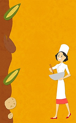 PSD 여자 일러스트 젓가락 주방용품 감자 요리사모자 옥수수 한명 성인 가을 조리복 고구마 프레임일러스트 믹싱볼 국내일러스트 모자_잡화 1 그릇 계절 생활용품 유니폼 채소 곡류 뿌리채소 프레임 수저 사람 요리사 파일형식