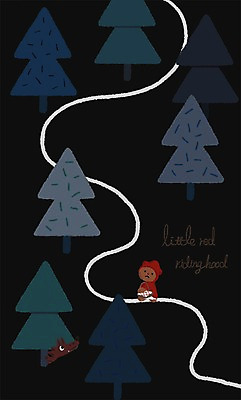 PSD 나무 동물 길 백그라운드 일러스트 곰 사람없음 어둠 숲 늑대 밤길 숨기 국내일러스트 식물 포유류 모션 파일형식