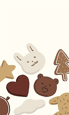 PSD 동물 구름 백그라운드 일러스트 곰 사람없음 쿠키 토끼 나무모양 하트모형 국내일러스트 자연요소 모양 포유류 디저트 반려동물 모형 파일형식