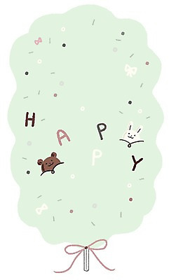 PSD 동물 백그라운드 일러스트 곰 사람없음 토끼 솜사탕 국내일러스트 포유류 디저트 반려동물 파일형식