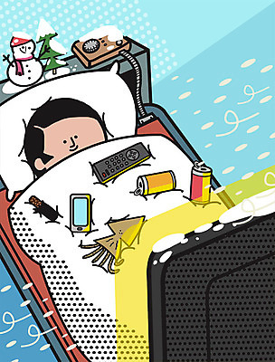 PSD 남자 일러스트 베개 눈사람 집안 실내 한명 성인 스마트폰 눕기 텔레비전 이불 침대 캔 리모컨 오징어 눈보라 나무모형 안식처 전기장판 국내일러스트 시청하다 1 가구 침구 모션 휴식 연체동물 눈_날씨 사람 내부 전자제품 핸드폰 스마트기기 모형 수중동물 장판 파일형식