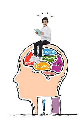 외국인 편집이미지 어린이교육 교육 남자 어린이 포토일러 한명 책 느낌표 일본인 얼굴모양 두뇌 소년한명만 이미지편집 AI파일 모양 1 기호 얼굴 사람 동양인 인종 뇌 남자한명만 소년만 파일형식 벡터