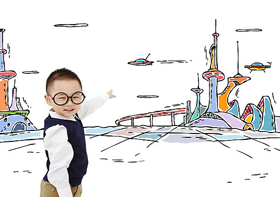 편집이미지 어린이교육 남자 어린이 포토일러 한명 한국인 우주선 미래도시 소년한명만 안경낌 이미지편집 AI파일 1 교육 안경 미래 사람 동양인 우주 도시 남자한명만 소년만 파일형식 벡터