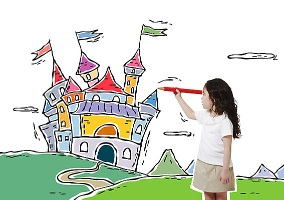 편집이미지 여자 어린이교육 어린이 포토일러 한명 연필 한국인 깃발 그리기 성 소녀한명만 이미지편집 AI파일 1 건축물 교육 모션 학용품 사람 동양인 필기구 여자한명만 소녀만 파일형식 벡터