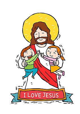 전신 여자 남자 기독교 어린이 일러스트 안기 서기 미소 상반신 성인 세명 예수 국내일러스트 AI파일 종교 모션 표정 사람 신_종교 파일형식 벡터