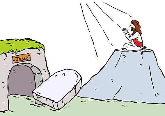 전신 남자 기독교 일러스트 한명 성인 기도 무덤 예수 무릎꿇기 언덕 부활 간절함 국내일러스트 AI파일 1 종교 컨셉 모션 사람 신_종교 파일형식 벡터