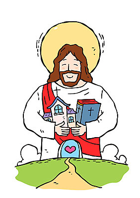 남자 기독교 길 십자가 일러스트 안기 한명 서기 미소 상반신 성인 태양 교회 성경 예수 국내일러스트 AI파일 자연요소 1 종교 종교용품 종교건축 모션 표정 사람 건물 신_종교 파일형식 벡터