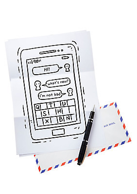 편집이미지 말풍선 포토일러 편지봉투 사람없음 스마트폰 볼펜 채팅 이미지편집 AI파일 봉투 핸드폰 스마트기기 펜 편지 파일형식 벡터