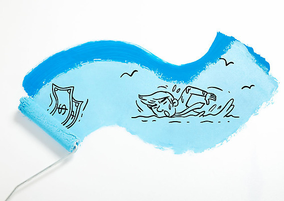 편집이미지 남자 바다 지폐 갈매기 포토일러 한명 성인 수영 페인트칠 페인트롤러 이미지편집 AI파일 1 돈 페인팅 조류 사람 수상스포츠 파일형식 벡터