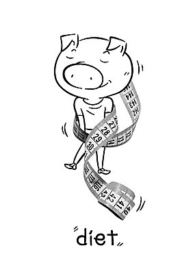 편집이미지 다이어트 포토일러 줄자 사람없음 돼지 이미지편집 AI파일 포유류 자 건강 파일형식 벡터