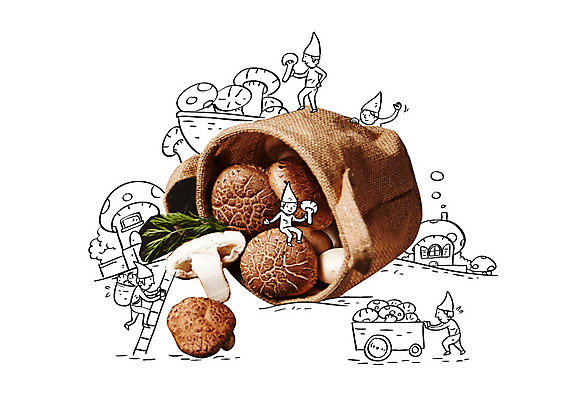 편집이미지 남자 포토일러 주택 여러명 성인 버섯 수레 농부 이미지편집 AI파일 직업 다수 사람 건물 카트 파일형식 벡터