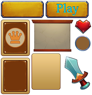 JPG 해외이미지 일러스트 버튼 왕관 프레임 알림판 사람없음 게임 하트 원형 칼 메뉴 UI 엘리먼트 인터페이스 프레임일러스트 플레이 해외202004 해외일러스트 모양 도형 놀이 파일형식 이미지허브