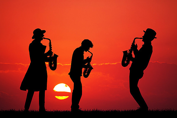 포토 JPG 해외이미지 남자 실루엣 음악 일러스트 놀이 사람없음 소리 일몰 콘서트 음악가 기구 악단 색소폰 예술가 재즈 해외202004 해외포토 직업 문화예술 촬영기법 사람 노을 공연 목관악기 파일형식 이미지허브
