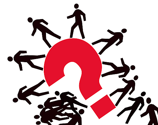 포토 JPG 해외이미지 캐릭터 선 컨셉 사람 사람없음 빨간색 검은색 물음표 가을 질문 호기심 상승 문제 해결 의문 오르막 대답 해외202004 해외포토 기호 계절 감정 컬러 파일형식 이미지허브