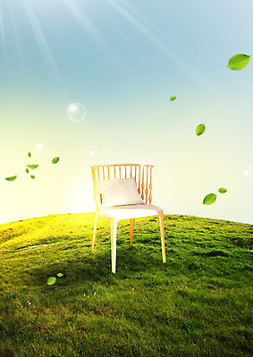 PSD 편집 편집이미지 쿠션 의자 하늘 나뭇잎 잔디 사람없음 햇빛 자연보호 환경 그린캠페인 물방울 이미지편집 식물 캠페인 가구 잎 자연 태양 보호 파일형식