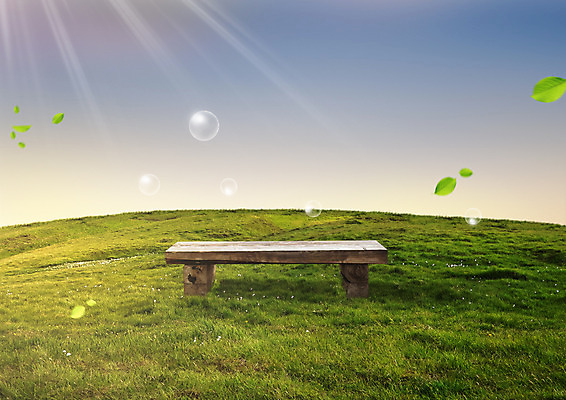 PSD 편집 편집이미지 벤치 자연 하늘 잔디 사람없음 햇빛 자연보호 환경 그린캠페인 물방울 이미지편집 식물 캠페인 의자 태양 보호 생태계 파일형식