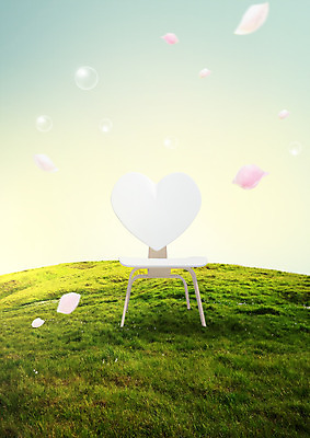 PSD 편집 편집이미지 꽃잎 의자 하늘 잔디 사람없음 자연보호 환경 그린캠페인 물방울 하트 낙화 이미지편집 모양 식물 꽃 캠페인 가구 자연 보호 파일형식