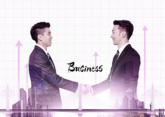 PSD 편집 편집이미지 남자 화살표 비즈니스 악수 협상 웃음 빌딩 상반신 20대 성인 두명 옆모습 마주보기 한국인 비즈니스맨 가교 성인남자만 이미지편집 건축물 뷰포인트 모션 표정 사람 동양인 손짓 청년 건물 직장인 남자만 성인만 파일형식