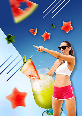 PSD 서양인 편집 편집이미지 여자 별 음료 여름음식 수박 한명 상반신 20대 성인 컵 여름 선글라스 가리킴 탱크톱 호루라기 해상안전요원 성인여자한명만 제철음식 제철과일 이미지편집 자연요소 외국인 1 식기 계절 안경 음식 상의 과일 사람 손짓 청년 안전요원 제철 여자한명만 성인여자만 파일형식 여름_계절