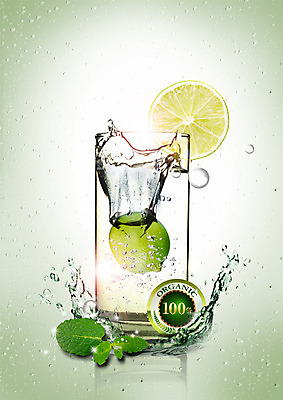 PSD 편집 편집이미지 사람없음 컵 물방울 레몬 레몬주스 허브 유기농 트로피컬아트 이미지편집 식물 식기 웰빙 과일 과일주스 그림 파일형식