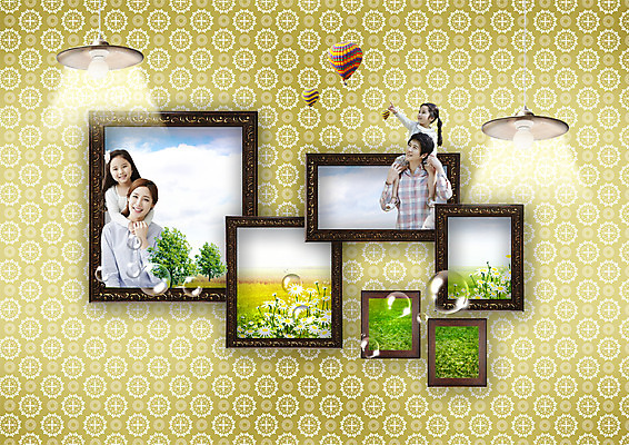 PSD 편집 편집이미지 여자 남자 꽃 딸 어린이 액자 가족 엄마 조명 여러명 상반신 성인 30대 자연보호 환경 그린캠페인 한국인 물방울 열기구 가리킴 목마 아빠 이미지편집 식물 캠페인 다수 관계 항공교통 자연 사람 동양인 손짓 장년 보호 파일형식