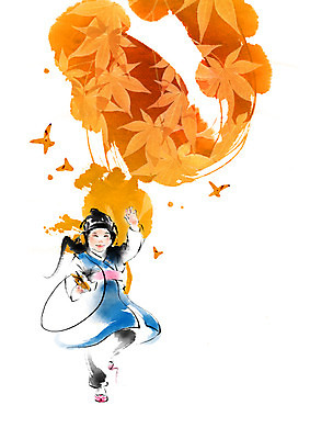 전신 PSD 편집 편집이미지 한국전통 명절 남자 어린이 단풍 캘리그라피 한명 서기 추석 가을 한복 도령 이미지편집 1 전통 계절 기념일 잎 모션 한국 사람 전통의상 신분 파일형식